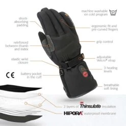 30seven Heated Regular Waterproof Gloves -The Warming Store 30seven heated regular waterproof gloves 110