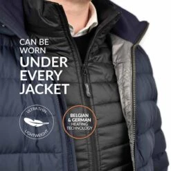 30seven Mens Heated Regular Fit Sleeveless Vest - 5 Volt -The Warming Store 30seven men s heated regular fit sleeveless vest 5 volt 120