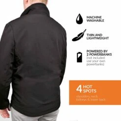 30seven Mens Heated Softshell Regular Fit Jacket With Extra Warm Fleece Lining - 5 Volt 10 30seven Mens Heated Softshell Regular Fit Jacket With Extra Warm Fleece Lining - 5 Volt -The Warming Store 30seven men s heated softshell regular fit jacket with extra warm fleece lining 5 volt 103