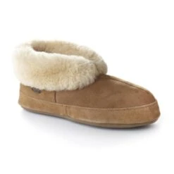 Acorn Mens Genuine Sheepskin Slipper Boots