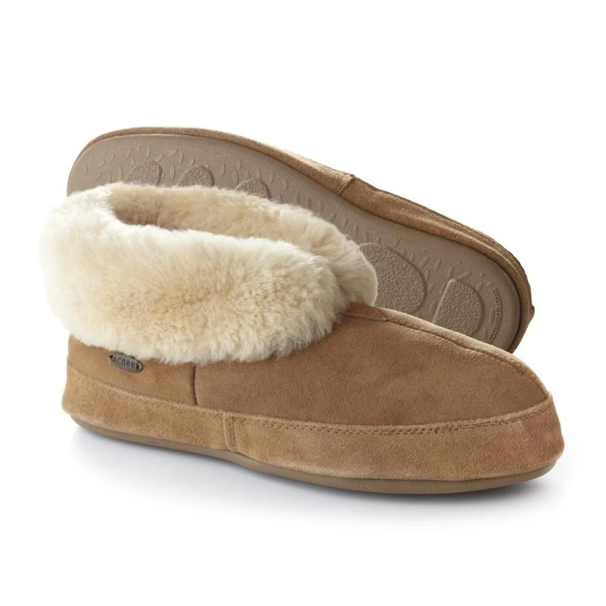 Acorn Mens Genuine Sheepskin Slipper Boots 4 Acorn Mens Genuine Sheepskin Slipper Boots - Image 2