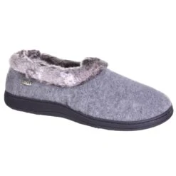 Acorn Womens Chinchilla Collar Slippers -The Warming Store acorn women s chinchilla collar slippers 116