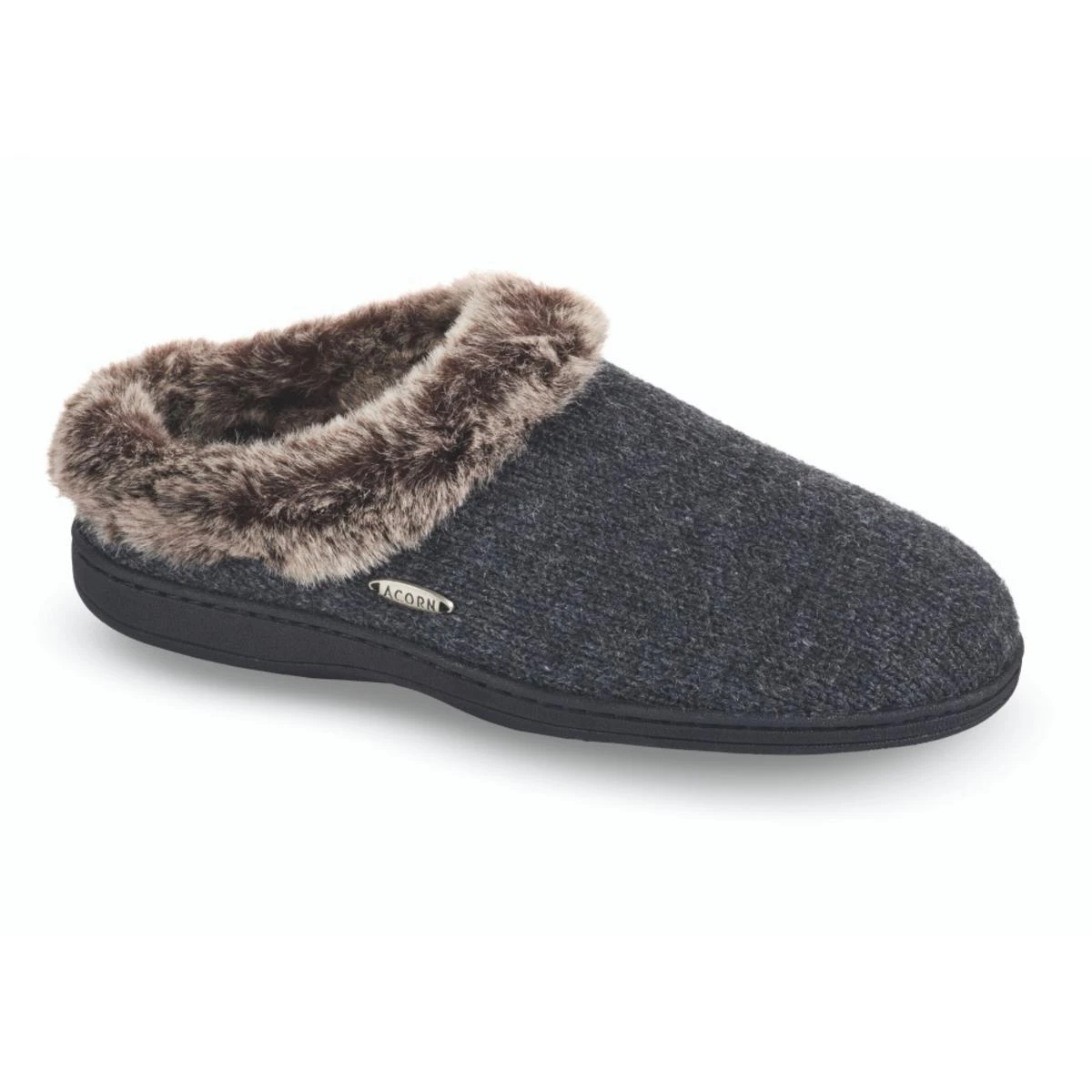 Acorn Womens Faux Fur Chinchilla Ragg Slippers 4 Acorn Womens Faux Fur Chinchilla Ragg Slippers - Image 2