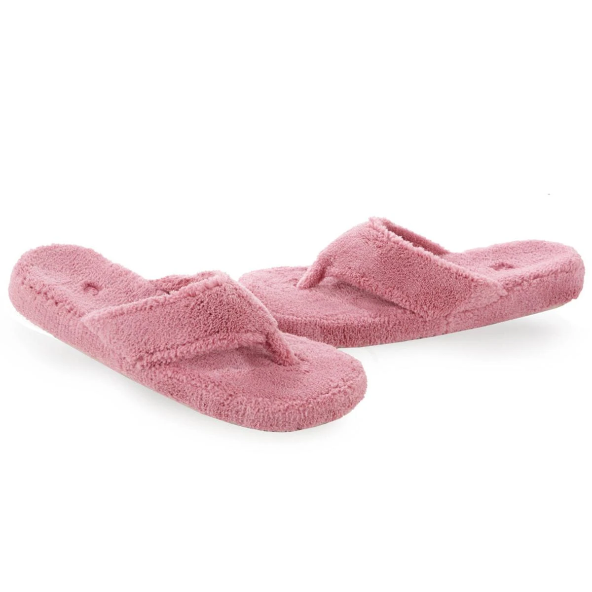 ACORN Womens Spa Thong Slippers - Azalea 3 ACORN Womens Spa Thong Slippers - Azalea