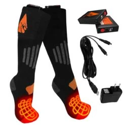 ActionHeat 3V Wool Rechargeable Battery Heated Socks 1.0 -The Warming Store actionheat 3 7v rechargeable battery heated socks wool 191