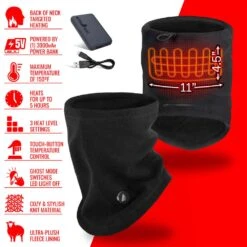 ActionHeat 5V Battery Heated Fleece Gaiter 16 ActionHeat 5V Battery Heated Fleece Gaiter -The Warming Store actionheat 5v battery heated fleece gaiter 14