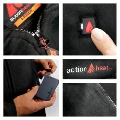 ActionHeat 5V Battery Heated Hoodie Sweatshirt -The Warming Store actionheat 5v battery heated hoodie 1208