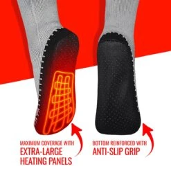 ActionHeat 5V Battery Heated Slipper Sock 13 ActionHeat 5V Battery Heated Slipper Sock -The Warming Store actionheat 5v battery heated slipper sock 30