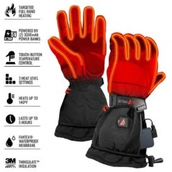 ActionHeat 5V Womens Battery Heated Snow Gloves -The Warming Store actionheat 5v battery heated snow gloves women s 294