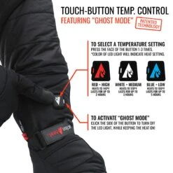 ActionHeat 5V Womens Battery Heated Snow Gloves -The Warming Store actionheat 5v battery heated snow gloves women s 297