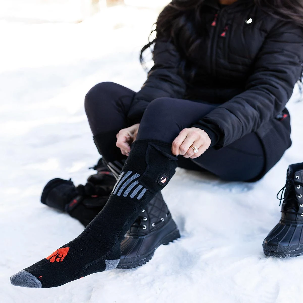 ActionHeat 5V Wool Battery Heated Socks 7 ActionHeat 5V Wool Battery Heated Socks - Image 5