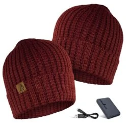 ActionHeat 5V Battery Heated Waffle Knit Hat -The Warming Store actionheat 5v battery heated waffle knit hat 8