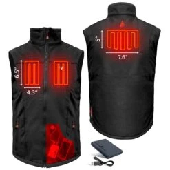 ActionHeat 5V Mens Softshell Battery Heated Vest -The Warming Store actionheat 5v heated vest 658