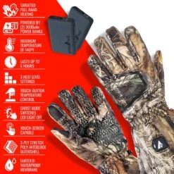 ActionHeat 5V Mens Battery Heated Hunting Featherweight Gloves -The Warming Store actionheat 5v men s battery heated hunting featherweight gloves 43