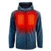 ActionHeat 5V Mens Battery Heated Rain Jacket -The Warming Store actionheat 5v men s battery heated rain jacket 6