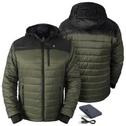 ActionHeat 5V Mens Pocono Insulated Heated Jacket -The Warming Store actionheat 5v men s pocono insulated heated jacket 72