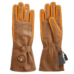 ActionHeat 5V Womens Battery Heated Leather Dress Glove -The Warming Store actionheat 5v women s battery heated leather dress glove 17