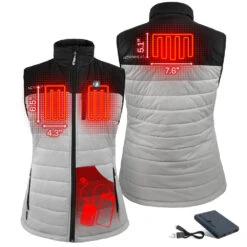 ActionHeat 5V Womens Pocono Insulated Puffer Heated Vest -The Warming Store actionheat 5v women s pocono insulated puffer heated vest 8
