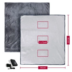 ActionHeat 7V Battery Heated Plush Throw Blanket -The Warming Store actionheat 7v battery heated plush throw blanket 12