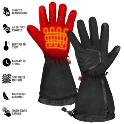 ActionHeat AA Womens Fleece Heated Gloves 2.0 -The Warming Store actionheat aa women s fleece heated gloves 2 0 115