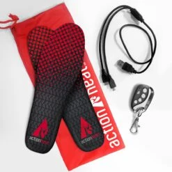 ActionHeat Rechargeable Heated Insoles With Remote -The Warming Store actionheat rechargeable battery heated insoles 242