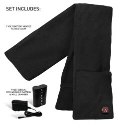 Aheata 7V Battery Heated Fleece Scarf -The Warming Store aheata 7v battery heated fleece scarf 10