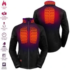 Aheata 7V Womens Battery Heated Jacket -The Warming Store aheata 7v women s battery heated jacket 270