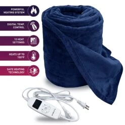Aheata Heated Throw With Digital Controller -The Warming Store aheata heated throw with digital controller 12