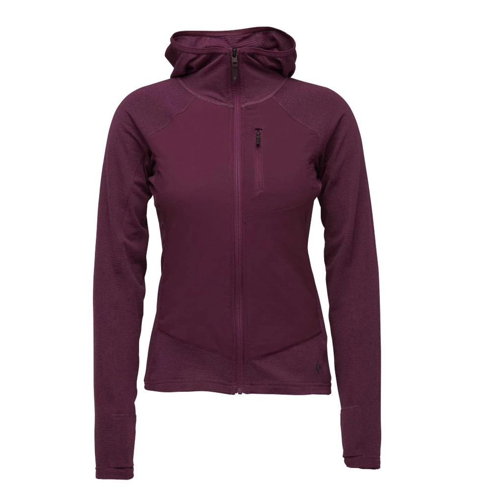 Black Diamond Womens Coefficient LT Hybrid Hoody 4 Black Diamond Womens Coefficient LT Hybrid Hoody - Image 2