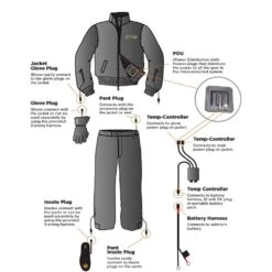 California Heat SportFlexx 12V Heated Motorcycle Gloves -The Warming Store california heat 12v sportflexx heated gloves 40