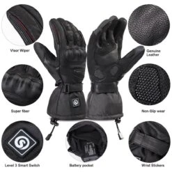 Day Wolf Unisex Electric Rechargeable Heated Gloves For Cycling, Motorcycle & Skiing -The Warming Store day wolf unisex electric rechargeable heated gloves for cycling motorcycle skiing 110