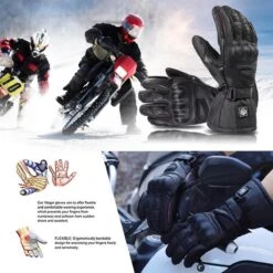 Day Wolf Unisex Electric Rechargeable Heated Gloves For Cycling, Motorcycle & Skiing -The Warming Store day wolf unisex electric rechargeable heated gloves for cycling motorcycle skiing 114