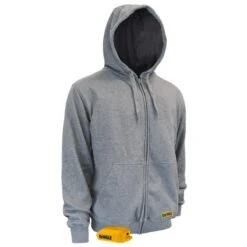 DeWalt 20V MAX Lithium Ion Mens French Terry Hoodie (Hoodie & Adapter Only)