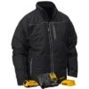 DeWalt 20V MAX XR Lithium Ion Quilted Heated Work Jacket With Battery Kit -The Warming Store dewalt 20v max xr lithium ion quilted heated work jacket with battery kit 201
