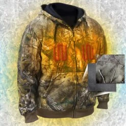 DeWalt 20V MAX XR Lithium Ion Realtree Xtra Camouflage Heated Hoodie With Battery Kit -The Warming Store dewalt 20v max xr lithium ion realtree xtra camouflage heated hoodie with battery kit 110