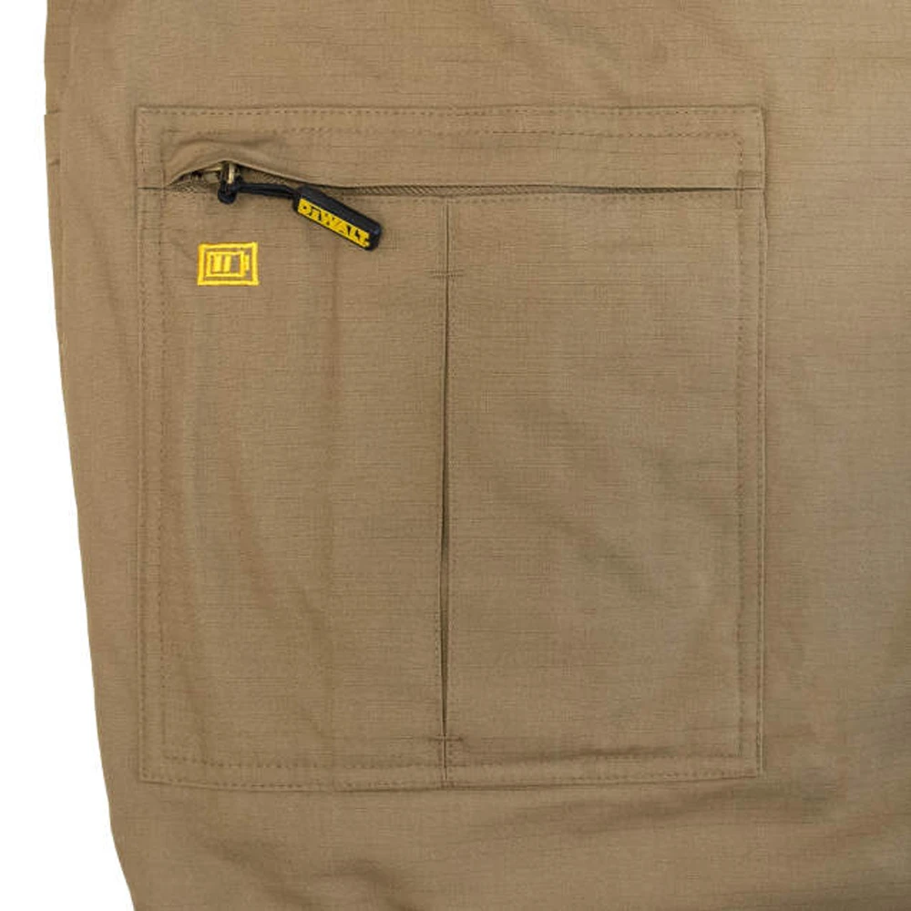 DeWalt Mens Heavy Duty Ripstop Heated Jacket With Battery 10 DeWalt Mens Heavy Duty Ripstop Heated Jacket With Battery - Image 8