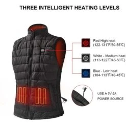 Dr.Warm 5V Heated Unisex Vest -The Warming Store dr warm 5v heated unisex vest 110