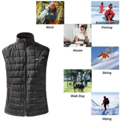 Dr.Warm 5V Heated Unisex Vest -The Warming Store dr warm 5v heated unisex vest 113