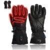 Dr.Warm Unisex Waterproof Electric Battery Heated Leather Gloves -The Warming Store dr warm unisex waterproof electric heated leather gloves with 7 4v 2600mah rechargeable battery 83