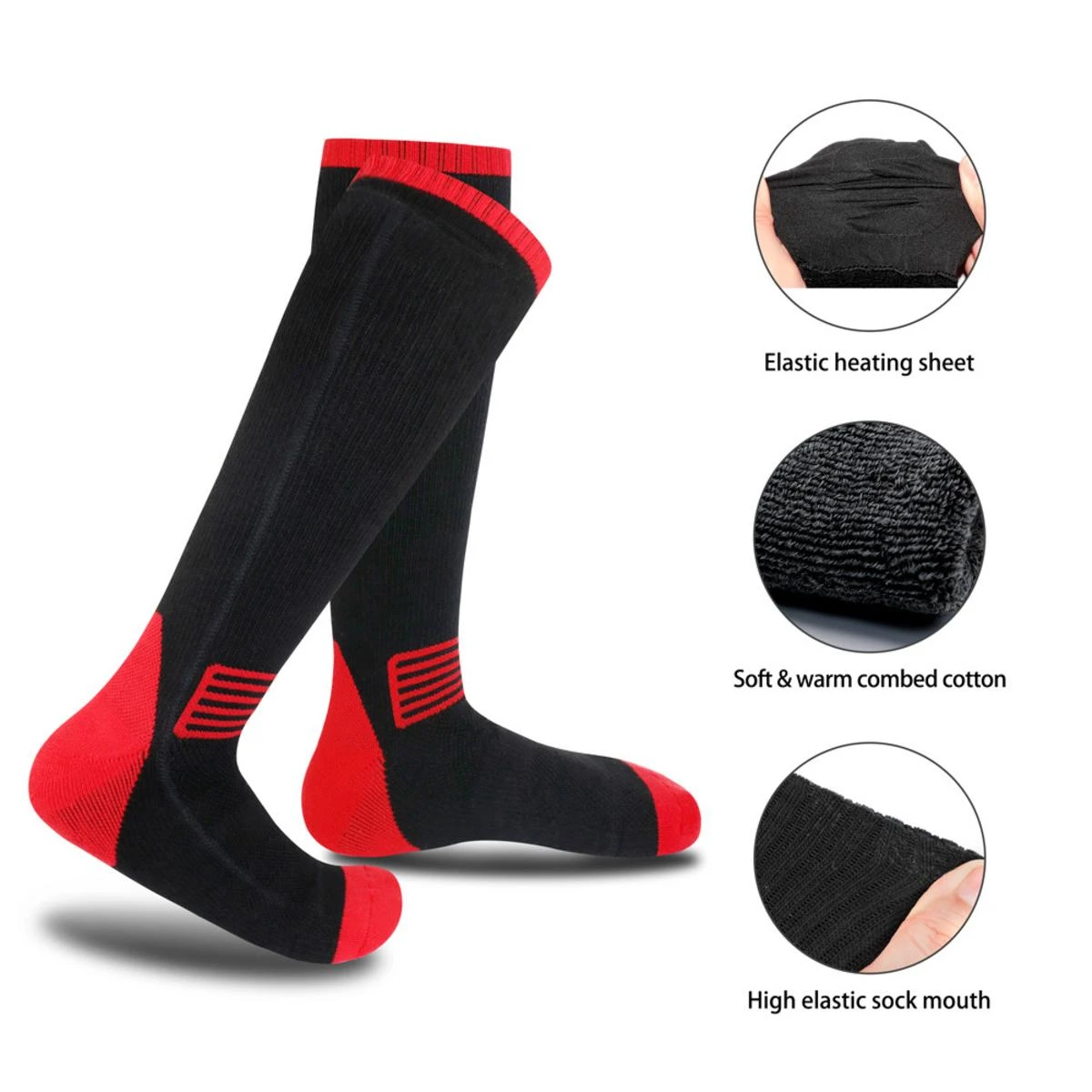 Dr.Warm Winter Sports Foot Warmer Electric Heated Socks 4 Dr.Warm Winter Sports Foot Warmer Electric Heated Socks - Image 2