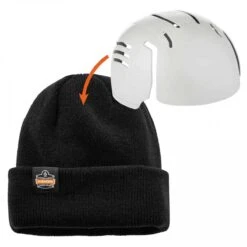 Ergodyne N-Ferno 6811ZI Zippered Rib Knit Beanie Hat (Bump Cap Included) - Black 11 Ergodyne N-Ferno 6811ZI Zippered Rib Knit Beanie Hat (Bump Cap Included) - Black -The Warming Store ergodyne n ferno 6811zi zippered rib knit beanie hat bump cap included black 112