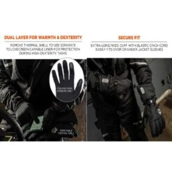Ergodyne ProFlex 825WP Thermal Waterproof Winter Work Gloves -The Warming Store ergodyne proflex 825wp thermal waterproof winter work gloves 107