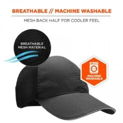 Ergodyne Skullerz 8946 Standard Baseball Cap With Bump Cap Insert -The Warming Store ergodyne skullerz 8946 standard baseball cap with bump cap insert 109