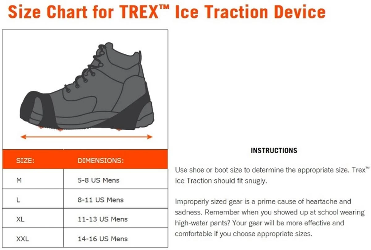 Ergodyne Trex 6310 Adjustable Slip-On Ice Cleats 4 Ergodyne Trex 6310 Adjustable Slip-On Ice Cleats - Image 2
