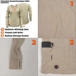 Fieldsheer Mobile Warming 7.4V Womens Thermick Baselayer Heated Shirt - Previous Generation 9 Fieldsheer Mobile Warming 7.4V Womens Thermick Baselayer Heated Shirt - Previous Generation -The Warming Store fieldsheer mobile warming 7 4v women s thermick baselayer heated shirt previous generation 19