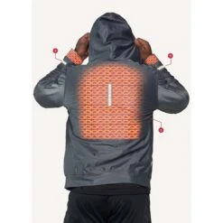 FNDN Heated LED Athletic Jacket With Built-In Heated Gloves -The Warming Store fndn heated led athletic jacket with built in heated gloves 196