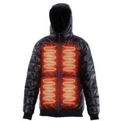 FNDN Reversible Heated Puffy Sweatshirt