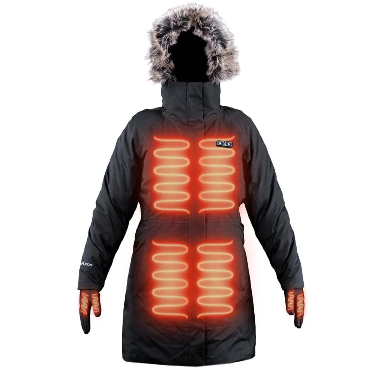 FNDN Womens Heated Parka With Built-in Heated Gloves 3 FNDN Womens Heated Parka With Built-in Heated Gloves