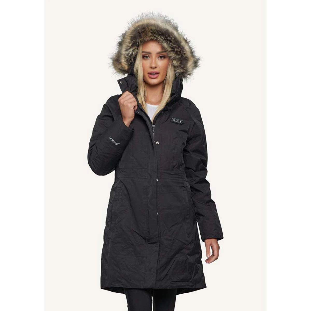 FNDN Womens Heated Parka With Built-in Heated Gloves 6 FNDN Womens Heated Parka With Built-in Heated Gloves - Image 4