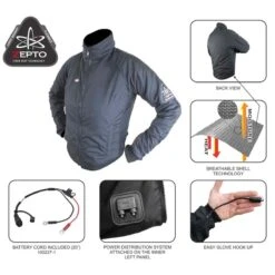 Gears Canada 12V Womens Gen-X4 Heated Jacket Liner -The Warming Store gears canada 12v women s gen x4 heated jacket liner 122